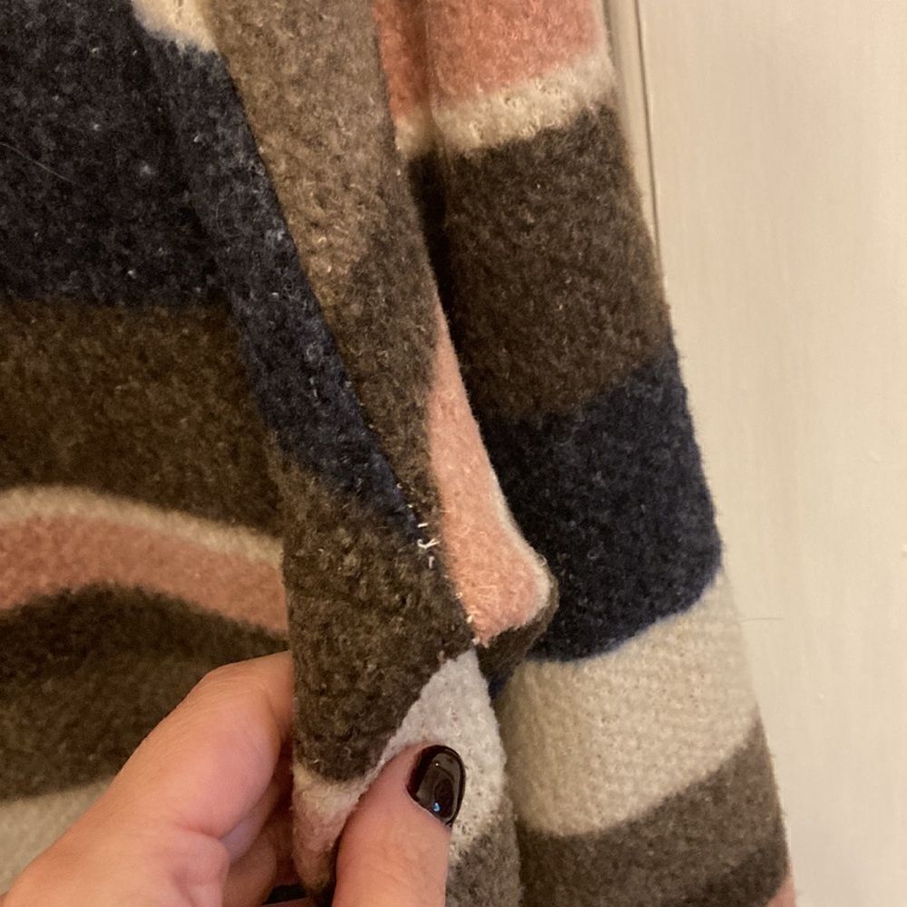 143 Story by Line Up Soft High Turtle Neck/Cowl Neck Striped Sweater - Picture 9 of 14